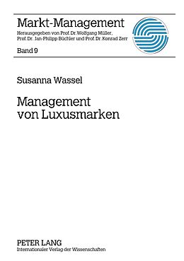 Fester Einband Management von Luxusmarken von Susanna Wassel