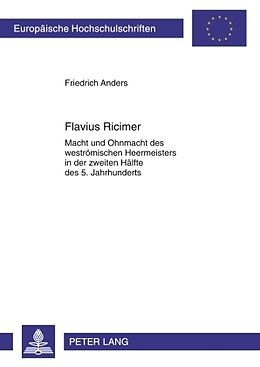 Kartonierter Einband Flavius Ricimer von Friedrich Anders