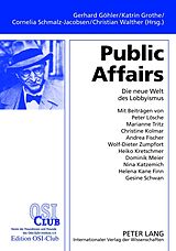 Kartonierter Einband (Kt) Public Affairs von 