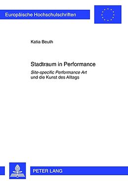 Kartonierter Einband Stadtraum in Performance von Katia Beuth