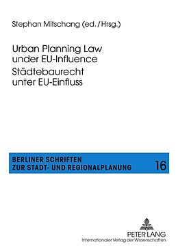 Kartonierter Einband Urban Planning Law under EU-Influence- Städtebaurecht unter EU-Einfluss von 