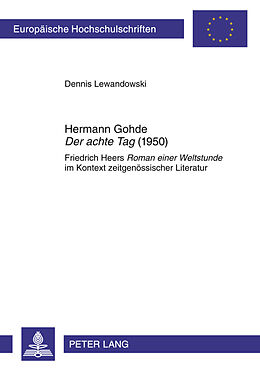 Kartonierter Einband Hermann Gohde «Der achte Tag» (1950) von Dennis Lewandowski