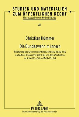 Fester Einband Die Bundeswehr im Innern von Christian Hümmer