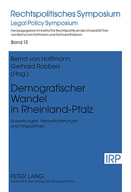 Fester Einband Demografischer Wandel in Rheinland-Pfalz von 