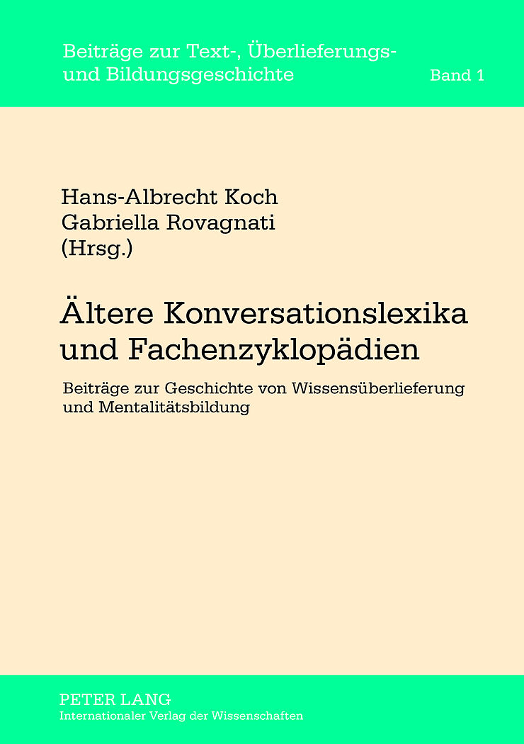 Ältere Konversationslexika und Fachenzyklopädien