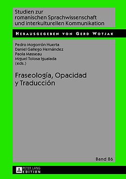 Livre Relié Fraseología, Opacidad y Traducción de 