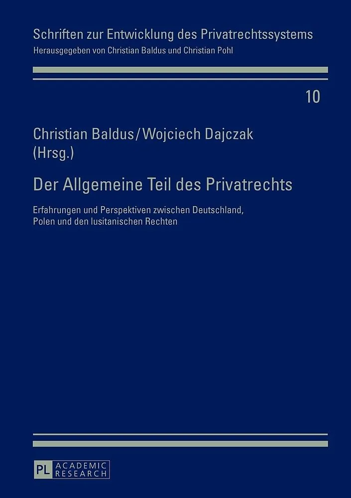 Der Allgemeine Teil des Privatrechts