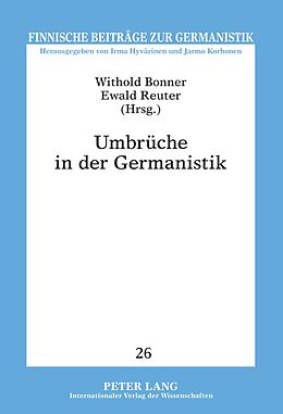 Fester Einband Umbrüche in der Germanistik von 