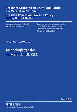 Fester Einband Technologietransfer im Recht der UNESCO von Phillip Winkler