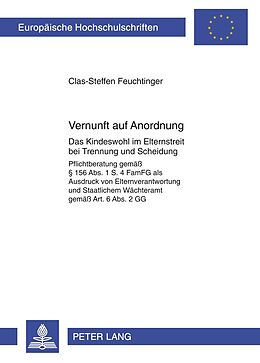 Kartonierter Einband Vernunft auf Anordnung von Clas-Steffen Feuchtinger