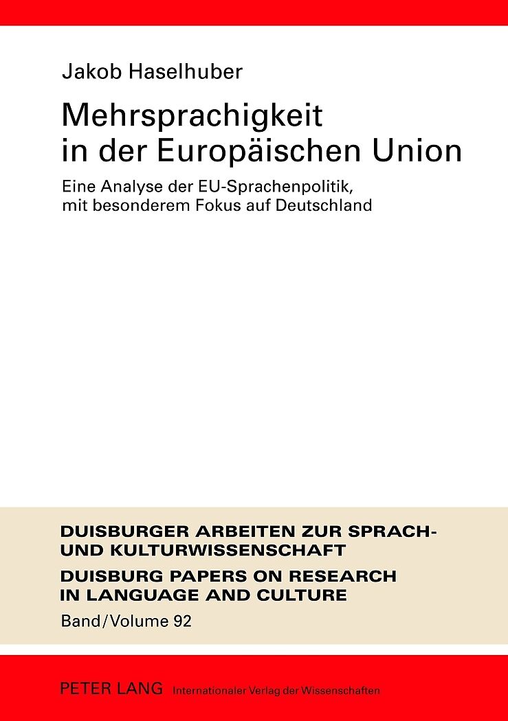 Mehrsprachigkeit in der Europäischen Union