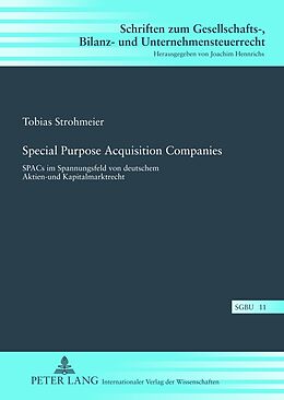 Fester Einband Special Purpose Acquisition Companies von Tobias Strohmeier
