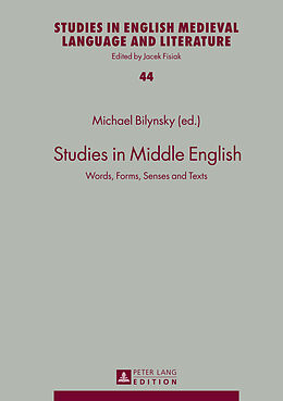 Livre Relié Studies in Middle English de 