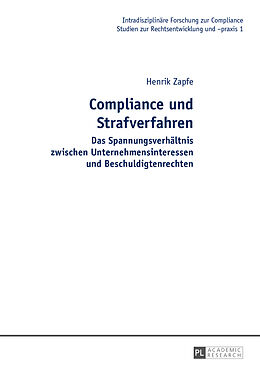 Fester Einband Compliance und Strafverfahren von Henrik Zapfe
