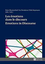 Fester Einband Les émotions dans le discours / Emotions in Discourse von