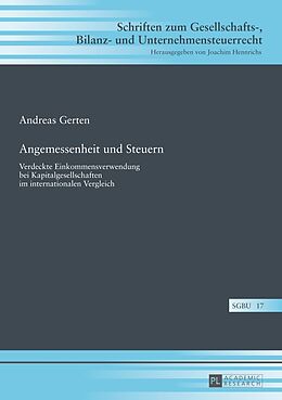 Fester Einband Angemessenheit und Steuern von Andreas Gerten