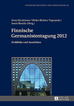 Fester Einband Finnische Germanistentagung 2012 von 