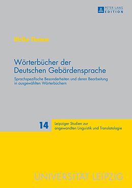Fester Einband Wörterbücher der Deutschen Gebärdensprache von Ulrike Thamm