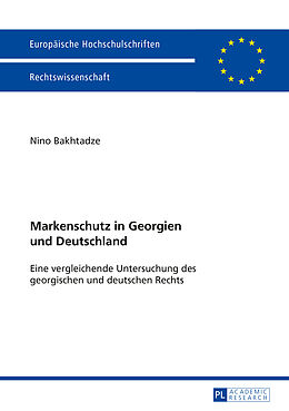 Kartonierter Einband Markenschutz in Georgien und Deutschland von Nino Bakhtadze