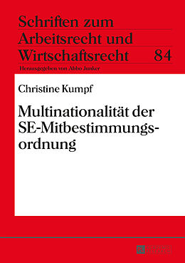 Fester Einband Multinationalität der SE-Mitbestimmungsordnung von Christine Kumpf