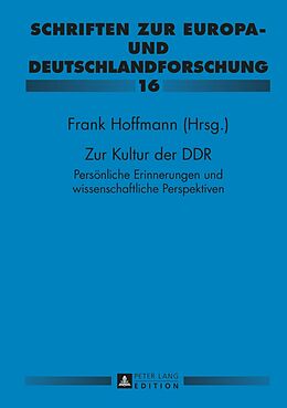 Fester Einband Zur Kultur der DDR von 