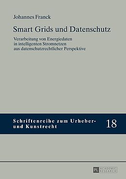 Fester Einband Smart Grids und Datenschutz von Johannes Franck