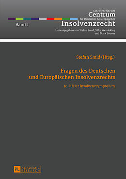 Fester Einband Fragen des Deutschen und Europäischen Insolvenzrechts von 