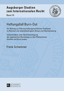Fester Einband Haftungsfall Burn-Out von Frank Schemmel