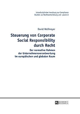 Fester Einband Steuerung von Corporate Social Responsibility durch Recht von David Wolfmeyer