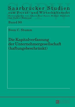 Fester Einband Die Kapitalverfassung der Unternehmergesellschaft (haftungsbeschränkt) von Sven C. Stumm