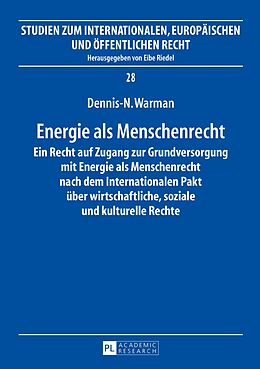 E-Book (epub) Energie als Menschenrecht von Dennis-N. Warman