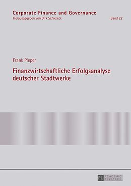 E-Book (pdf) Finanzwirtschaftliche Erfolgsanalyse deutscher Stadtwerke von Frank Pieper