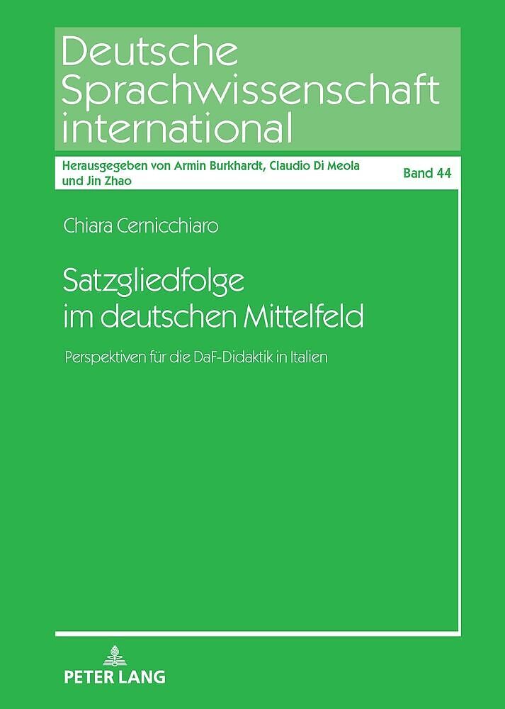 Satzgliedfolge im deutschen Mittelfeld