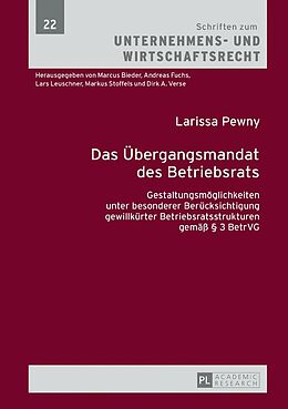 E-Book (epub) Das Übergangsmandat des Betriebsrats von Larissa Pewny