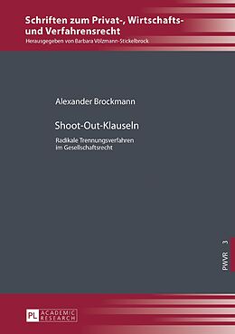 E-Book (pdf) Shoot-Out-Klauseln von Alexander Brockmann