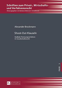 E-Book (epub) Shoot-Out-Klauseln von Alexander Brockmann