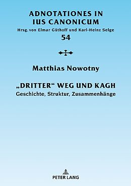 Fester Einband «Dritter» Weg und KAGH von Matthias Nowotny
