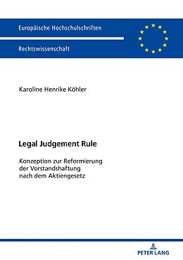E-Book (epub) Legal Judgement Rule von Karoline Henrike Köhler