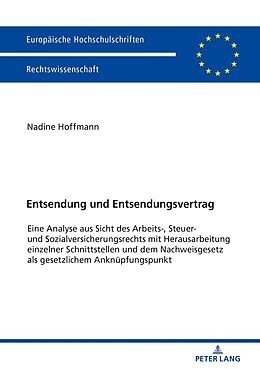 E-Book (epub) Entsendung und Entsendungsvertrag von Nadine Hoffmann