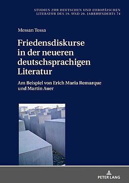 Fester Einband Friedensdiskurse in der neueren deutschsprachigen Literatur von Messan Tossa