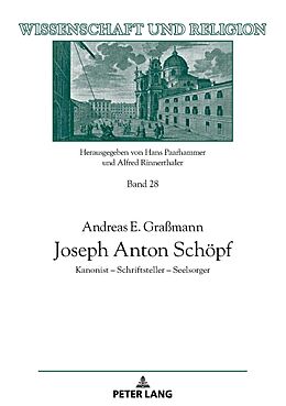 Fester Einband Joseph Anton Schöpf von Andreas E. Graßmann