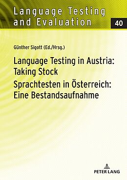 E-Book (epub) Language Testing in Austria: Taking Stock / Sprachtesten in Oesterreich: Eine Bestandsaufnahme von 