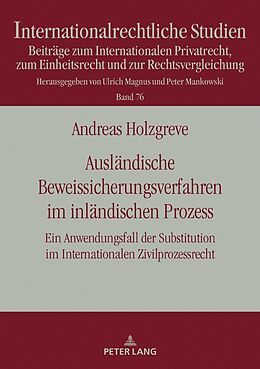 Fester Einband Ausländische Beweissicherungsverfahren im inländischen Prozess von Andreas Holzgreve