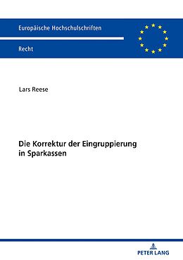E-Book (epub) Die Korrektur der Eingruppierung in Sparkassen von Lars Reese