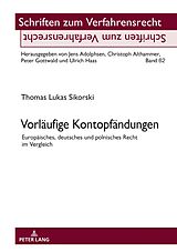 E-Book (epub) Vorläufige Kontopfändungen von Thomas Lukas Sikorski