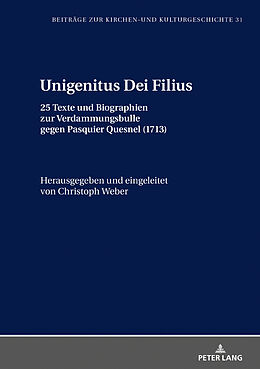 Fester Einband Unigenitus Dei Filius von Christoph Weber