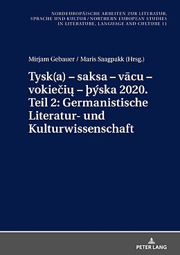 Fester Einband Tysk(a)  saksa  vcu  vokiei  þýska 2020. Teil 2: Germanistische Literatur- und Kulturwissenschaft von 