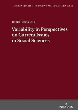 Livre Relié Variability in Perspectives on Current Issues in Social Sciences de Daniel Be ina