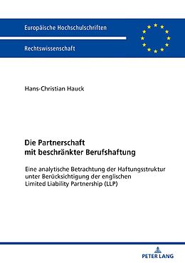 E-Book (epub) Die Partnerschaft mit beschränkter Berufshaftung von Hans-Christian Hauck
