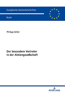 E-Book (epub) Der besondere Vertreter in der Aktiengesellschaft von Philipp Zeller